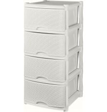 Комод Keeplex Rattan четырехсекционный 48х41х94,5см