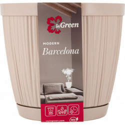 Горшок для цветов InGreen BARCELONA 1,8л, D155мм