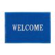 Коврик Spongy Welcome 40х60 см, синий, SUNSTEP