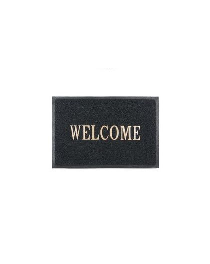 Коврик Spongy Welcome 50х80 см, черный, SUNSTEP