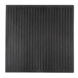 Коврик резиновый диэлектрический 50x50 см , чёрный, SUNSTEP
