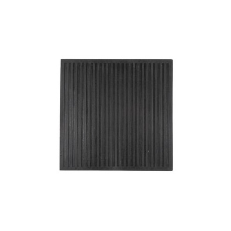 Коврик резиновый диэлектрический 50x50 см , чёрный, SUNSTEP