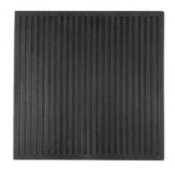 Коврик резиновый диэлектрический 50x50 см , чёрный, SUNSTEP