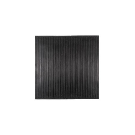 Коврик резиновый диэлектрический 75x75 см , чёрный, SUNSTEP