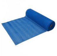 Коврик-дорожка ПВХ Цепочка 0,9х12 м, синий, SUNSTEP