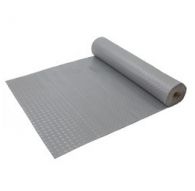 Коврик-дорожка ПВХ Рифленый 0,9х12 м, серый, SUNSTEP