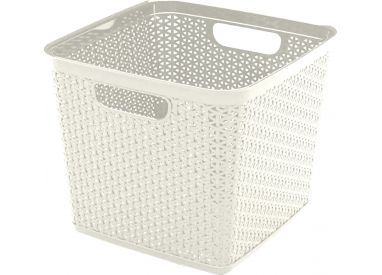 Корзина для хранения Keeplex Rattan 21л квадратная 29,5х29,5х27,5см