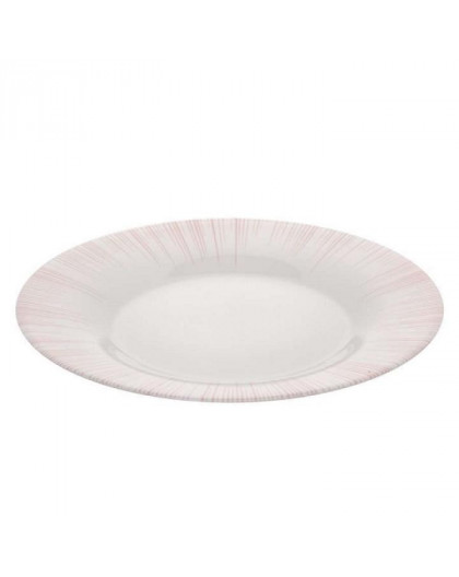 Тарелка десертная 195мм 1шт. ФОКУС (розовый) (рис.29082)