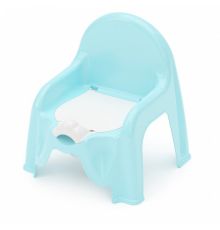 Горшок (стульчик) туалетный (голубой) 325х300х345мм