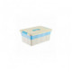 Ящик для хранения KID'S BOX с ручкой 10 л 12 вставок S + 2 лотка S  375х255х160мм
