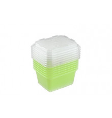 Набор контейнеров для заморозки Zip mini 6 шт. (киви) 0,35 л