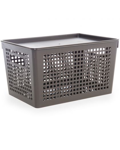 Корзинка с крышкой 270х190х150мм 6л TRAYMIX