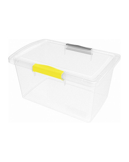 Ящик для хранения Keeplex Vision с защелками 3,7л 25,5х17х13,5см прозрачный кристалл