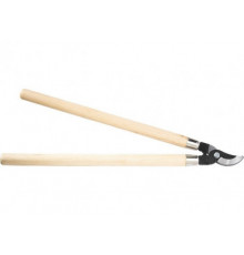 Сучкорез рычажный для живых веток РЕТРО с деревянными ручками (700мм, L лезвия 65мм, Ø захвата 40мм)