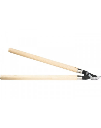 Сучкорез рычажный для живых веток РЕТРО с деревянными ручками (700мм, L лезвия 65мм, Ø захвата 40мм)