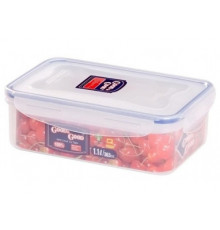 Пластиковый контейнер для продуктов с зажимом 1.1 л
