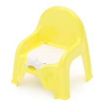 Горшок (стульчик) туалетный горчичный 325х300х345мм