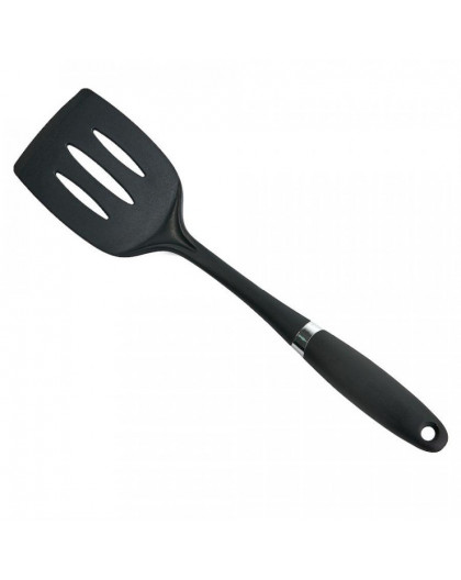 Лопатка кулинарная №3 нейлон [BLACK] ручка Soft-touch