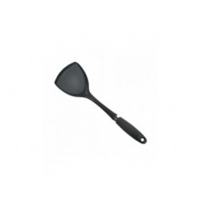 Лопатка кулинарная без прорезей №3 нейлон [BLACK] ручка Soft-touch