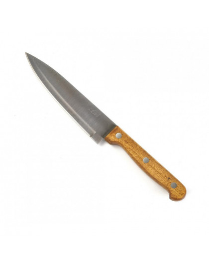 Нож кухонный 15,0см поварской с деревянной ручкой