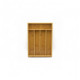 Лоток для столовых приборов бамбук 35,5*25,4*5см