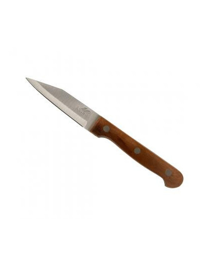 Нож кухонный  7,5см для овощей с деревянной ручкой