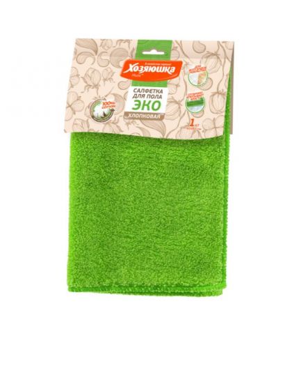 Салфетка для пола ХОЗЯЮШКА Мила Cotton Line 50*60см 1шт.