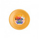 Тарелка детская глубокая декором 185мм МИ-МИ-МИШКИ (Оранжевый)