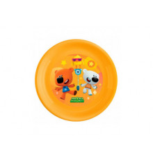 Тарелка плоская детская с декором МИ-МИ-МИШКИ 185мм (Оранжевый)