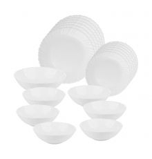 Набор столовый 19 предметов Белая (6*190мм тарелок,6*240мм тарелок,6*660мл салатников,1*900мл салатн