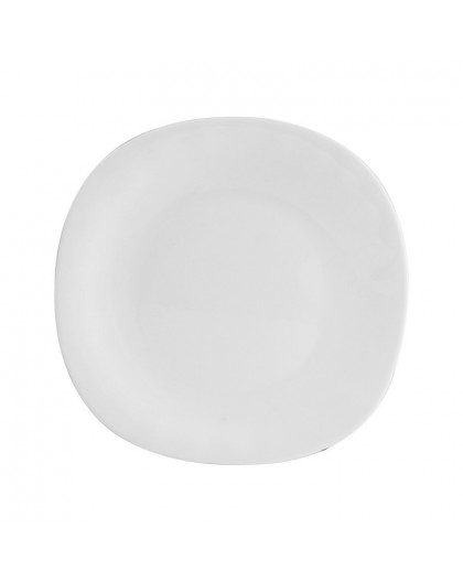 Тарелка мелкая 290 мм Белая квадр.