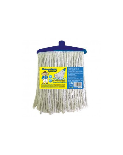 Насадка для мытья пола Мамонтенок чистолюб хлопок 250г длина веревки 24см (50)