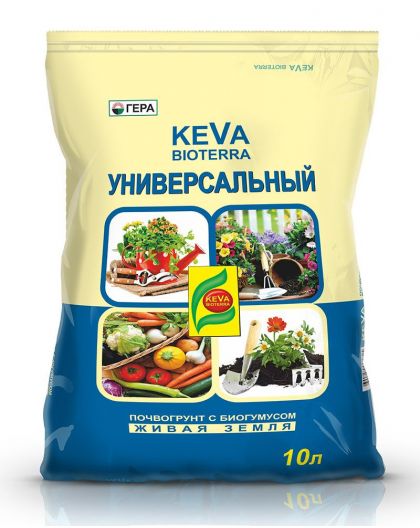 KEVA BIOTERRA Универсальный 10л (с биогумусом)