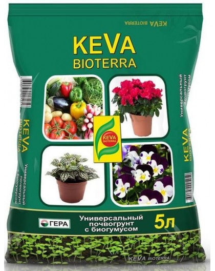 KEVA BIOTERRA Универсальный 5л (с биогумусом)