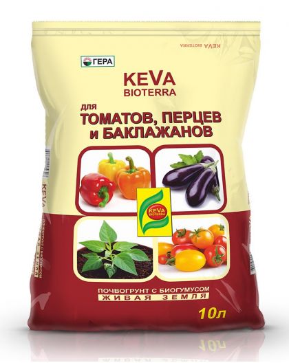 KEVA BIOTERRA для Томатов и Перцев 10л