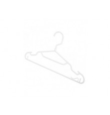 Комплект вешалок для легкой одежды SLIM р.46 (4шт) (Белый)