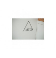 Подставка настенная «Ларго треугольник» для одного горшка VipSet, ар. ПЛ6  внут.d кольца 12,5 см