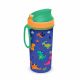 Стакан детский с крышкрй,петлей и декором 0,4л (Зеленый)
