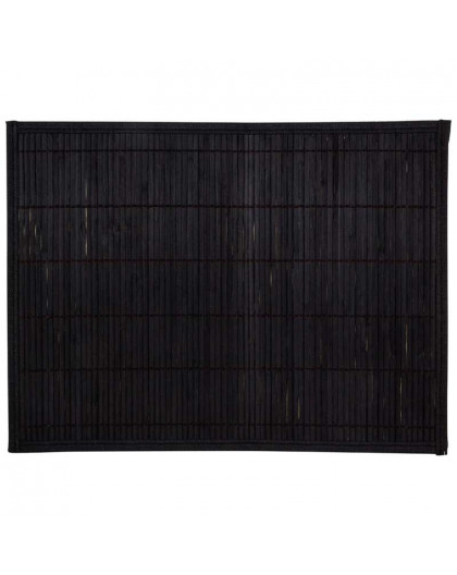 Салфетка сервировочная из бамбука BM-04, цвет: чёрный, подложка: EVA