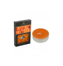 Свеча ароматическая чайная малая 6 шт. Апельсин (арт. 202857)