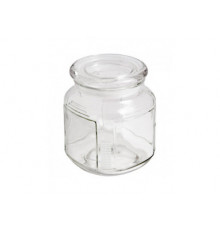 Стеклянная банка для сыпучих продуктов со стеклянной плоской крышкой, ARIA, объем: 0,75 л