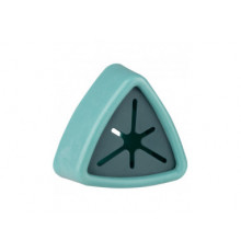 Держатель для полотенец на самоклеящейся основе Объемный треугольник, зеленый (пластмасса)