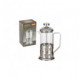 Чайник/кофейник (кофе-пресс) Caffe, 350 мл, из жаропр стекла, в корпусе из нерж стали, B535-350ML