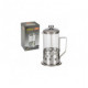 Чайник/кофейник (кофе-пресс) Caffe,1000 мл, из жаропр стекла, в корпусе из нерж стали, B535-1000ML