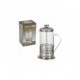 Чайник/кофейник (кофе-пресс) CELLULA,1000 мл, из жаропр стекла, в корпусе из нерж стали, B511-1000ML