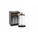 Чайник/кофейник (кофе-пресс) NERO 600 мл из боросиликатного стекла, цвет - черный