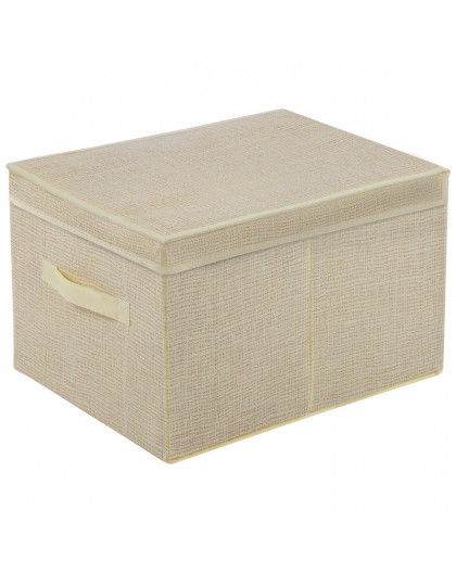 Коробка для хранения с ручкой, текстиль, размер: 30*40*25 см