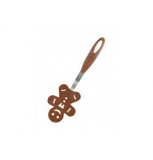Лопатка для блинов декоративная Пряничный человечек PT-Gingerbread, 27*9,3 см (сталь, нейлон)