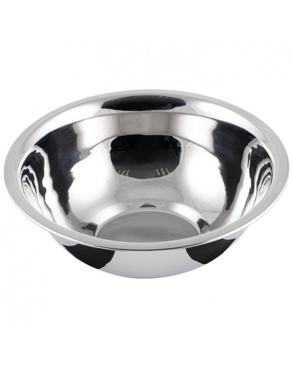 Миска Bowl-Roll-19, объем 1200 мл, из нерж стали, зеркальная полировка, диа 19,5 см