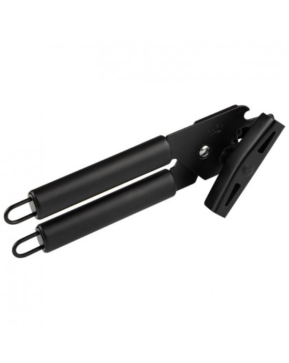 Нож консервный CLASSICO NERO из нержавеющей стали, цвет - черный, non-stick (раб часть)